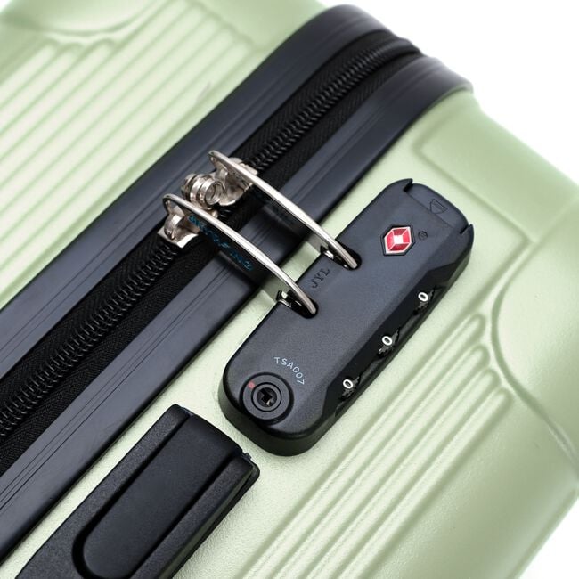 LARGE LIGHTWEIGHT HARDSHELL LUGGAGE - SAGE GREEN