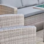 Toscana 5 Piece Rattan Lounge Dining Set
