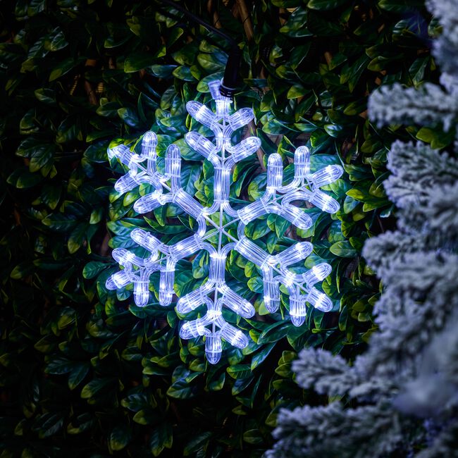 Giant Christmas Snowflake Rope Light