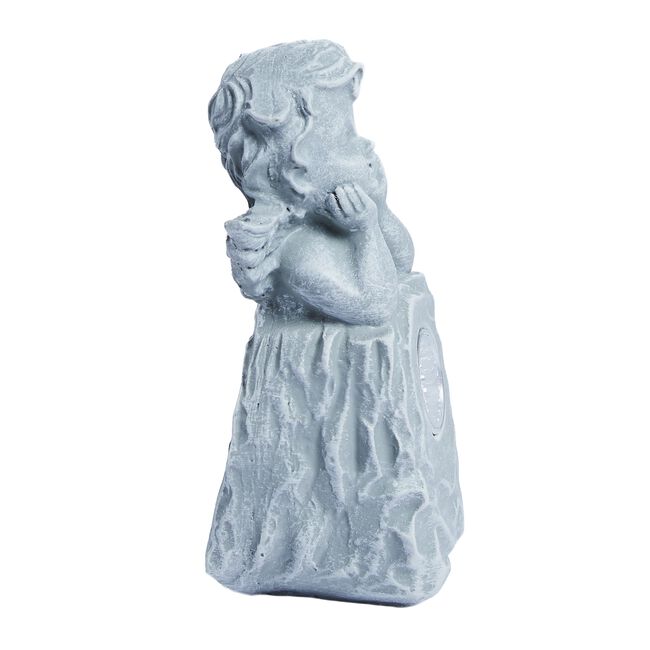 Cherub with Solar Light