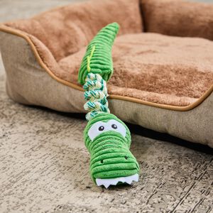 Crocodile Dog Toy With Rope