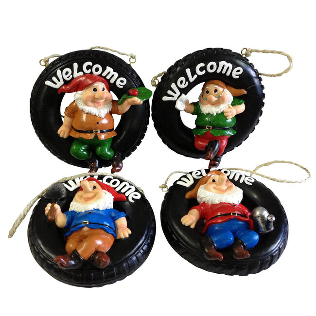 Novelty Welcome Gnome Ornament 