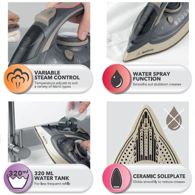 Beldray Powerlite 3200W Steam Iron