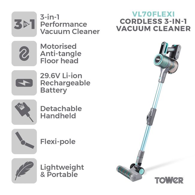 Tower VL70 Flexi Anti Tangle Cordless Vacuum