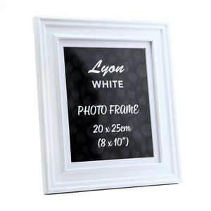 Photo Frames Home More Lyon White Photo Frame 8 X 10