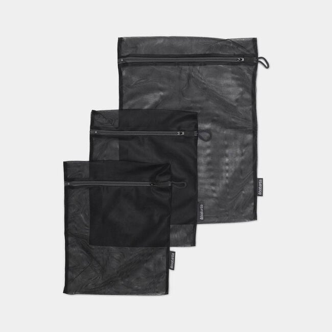 Brabantia Wash Bag Black - Set of 3