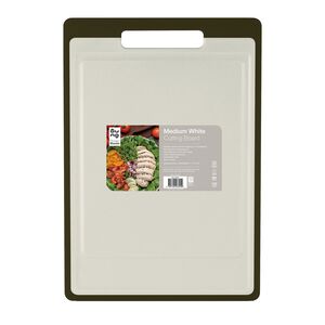 Storage Master Medium White Cutting Board