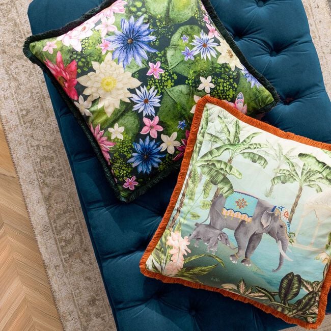 Paoletti Odisha Scene Multi Cushion 50cm x 50xm