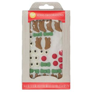 Wilton Reindeer Royal Icing Decorations 