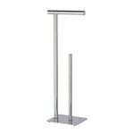 Freestanding Toilet Roll & Spare Paper Holder