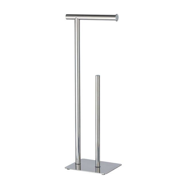 Freestanding Toilet Roll & Spare Paper Holder
