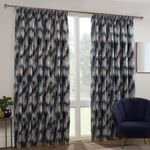 PENCIL PLEAT TOKYO NAVY 90x90 Curtain