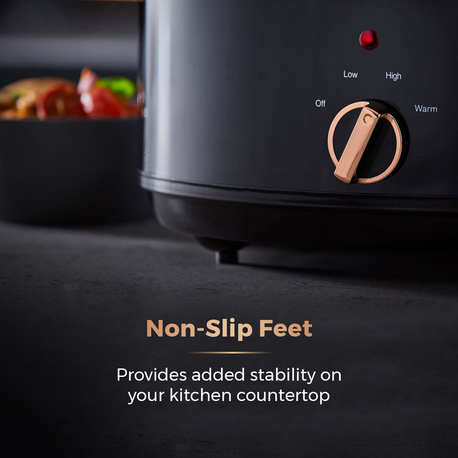 Tower Infinity 6.5L Black & Rose Gold Slow Cooker Home Store + More