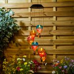 Solar Hot Air Balloon Wind Chime Light