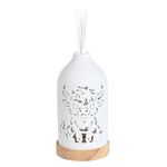 Woodbridge LED Ceramic Reed Diffuser Highland Cow