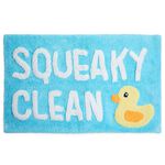 Squeaky Duck Tufted Bath Mat 50cm x 80cm