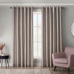 ELEGANZA FAUX SILK SILVER 66x72 Curtain