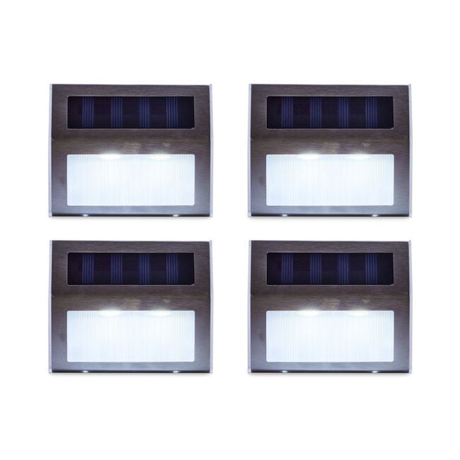 4 Solar Fence Lights 