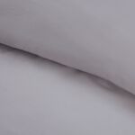 SINGLE DUVET COVER Brushed Cotton Twill Dove Grey