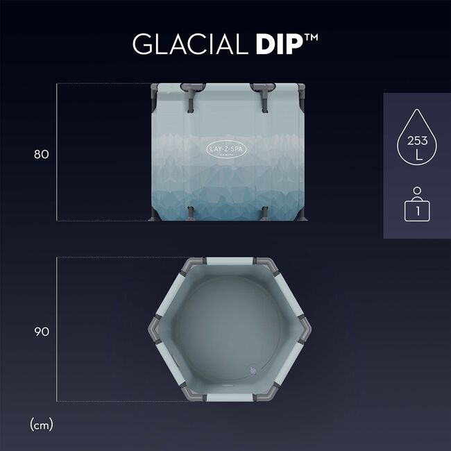 Lay-Z-Spa Glacial Dip Ice Bath Pod