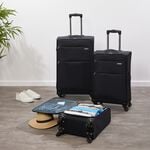 Cabin Size Lightweight Luggage - Black