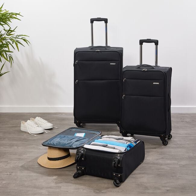 Cabin Size Lightweight Luggage - Black