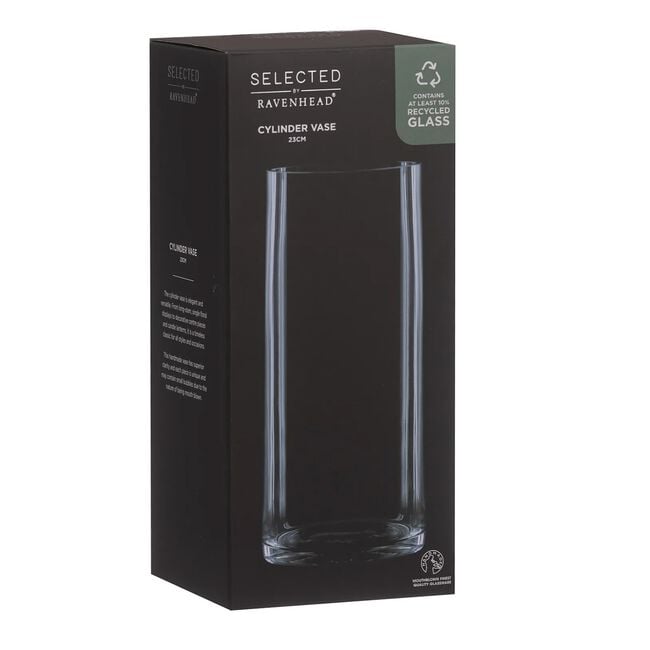 Ravenhead Cylinder Vase 23cm