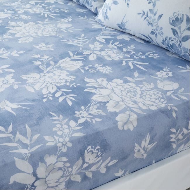 PRISCILLA CHAMBRAY Single Fitted Sheet