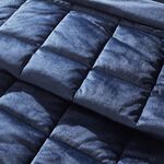 CATHERINE LANSFIELD KINGSLEY MATT VELVET NAVY 200x220 Bedspread