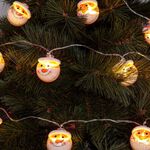 10 Snowman LED String Lights