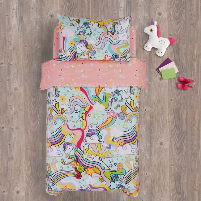 DOUBLE DUVET COVER Groovy Unicorn