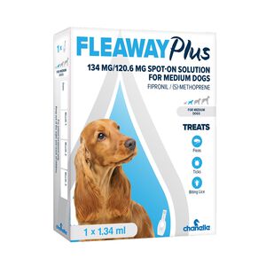 Fleaway Plus Medium Dog Spot-on Treatment