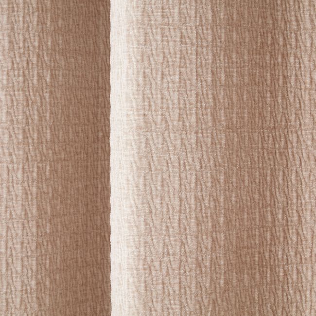CHENILLE WAVE NATURAL 66x54 Curtain