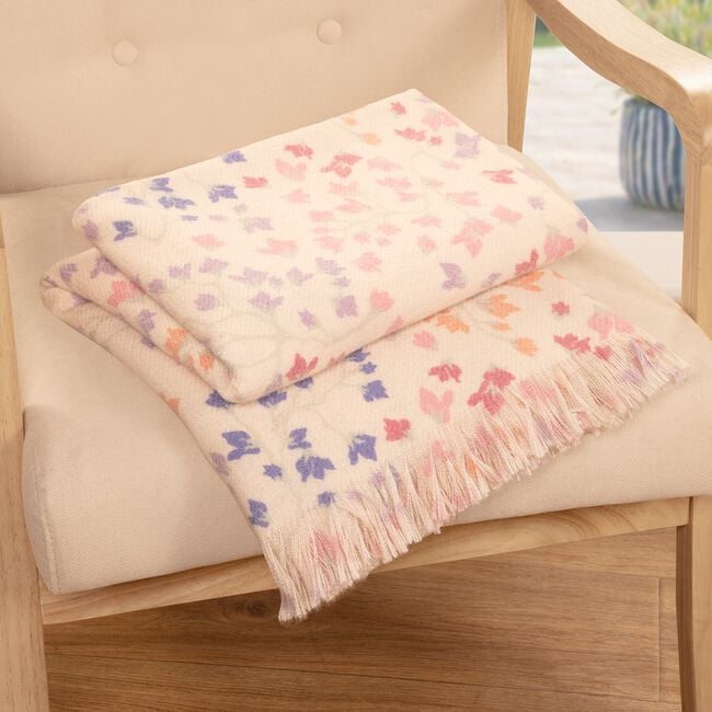 Bloom Blossom 140cm x 180cm Throw