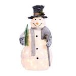 Light Up Snowman with Shovel 1.2m