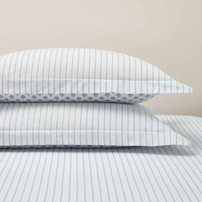 Sheila Oxford Pillowcase Pair - White