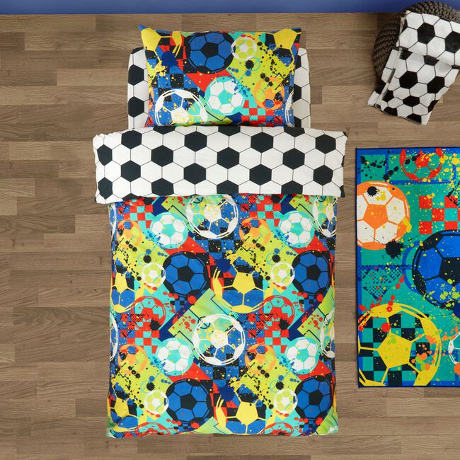 JUNIOR BED DUVET COVER Football Hero