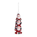 Stacked Santas Tree Decoration