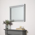 Rectangular Bevelled Mirror 60x80cm 