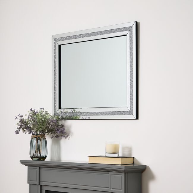 Rectangular Bevelled Mirror 60x80cm 