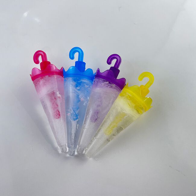 Umbrella Shaped Freeze Ice Pops Mould Set