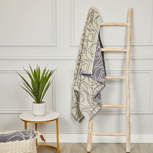 LUCIEN SLATE 100x150 Bath Sheet