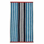 HELENA SPRINGFIELD BEACH HOUSE STRIPE BLUE/RED Hand Towel 