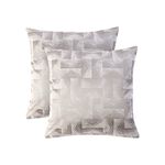 GRAPHIC GEO GREY 2PK Cushion Covers 45x45
