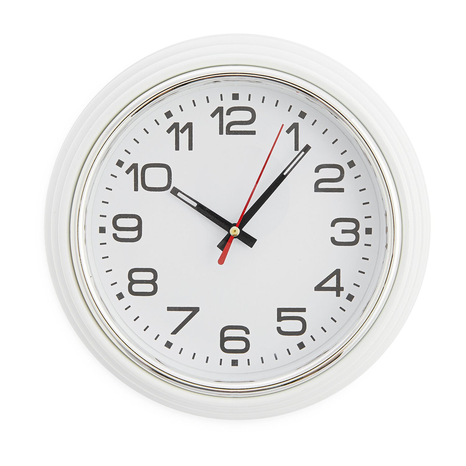 10" White Wall Clock