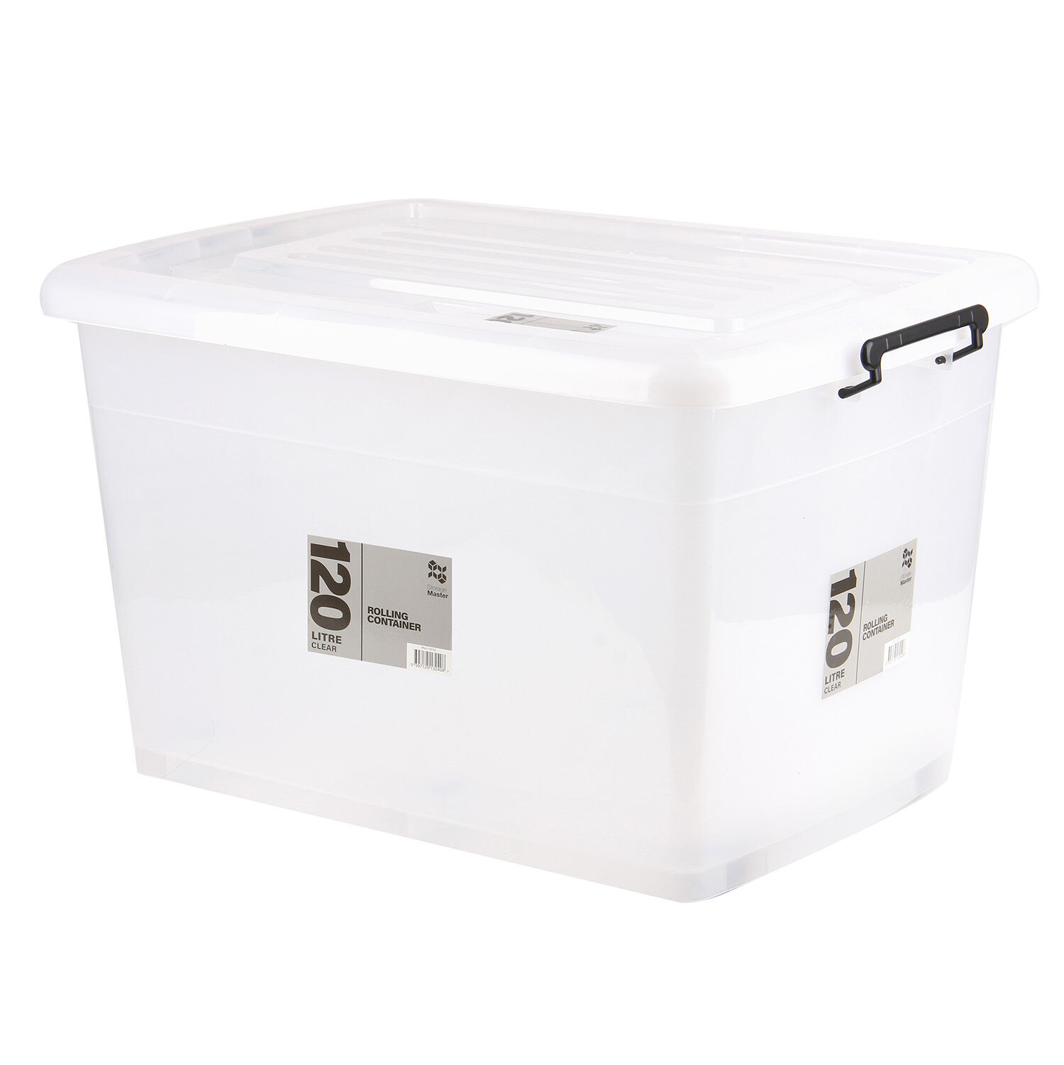 120L Rolling Clear Storage Box