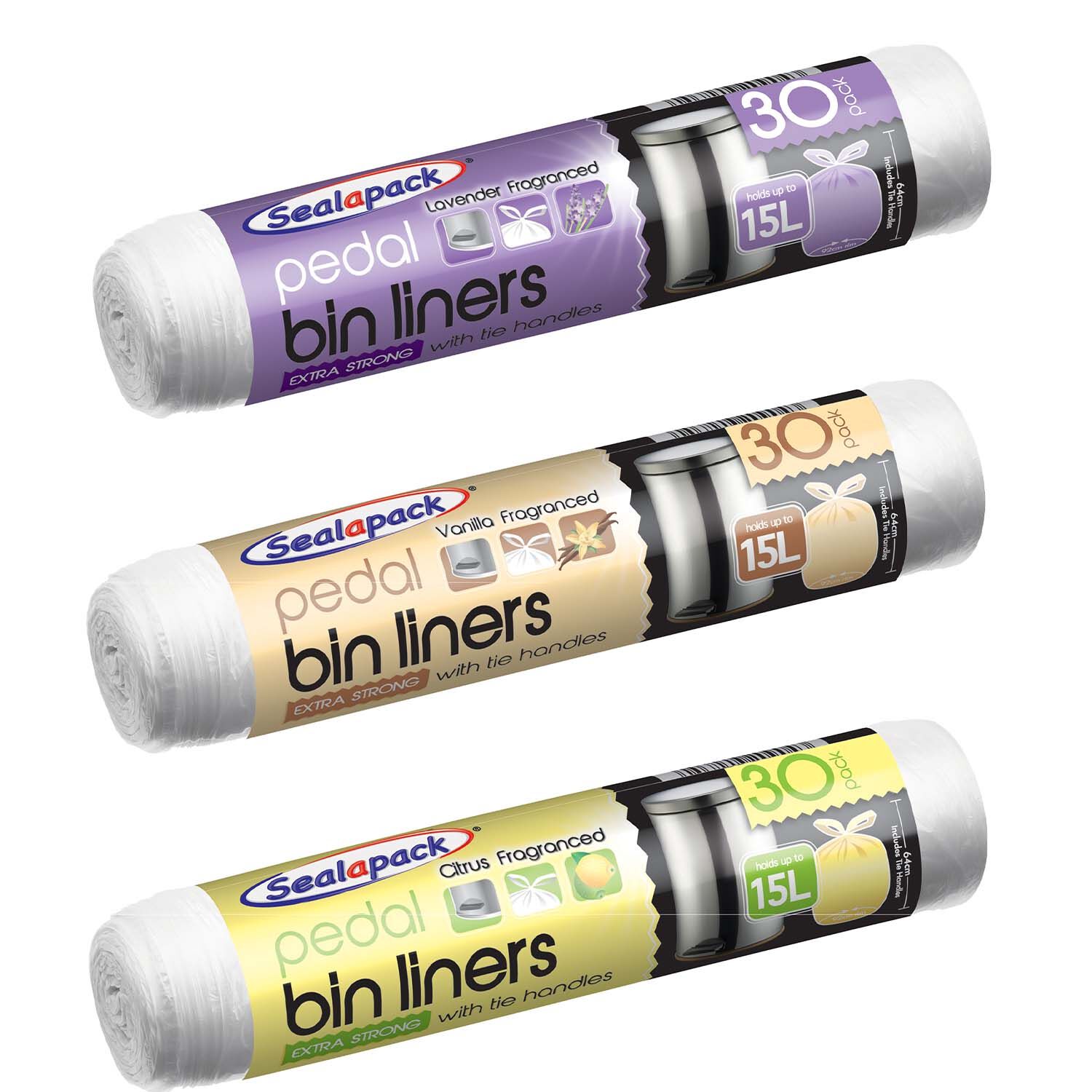 15L Fragrant Pedal Bin Liners