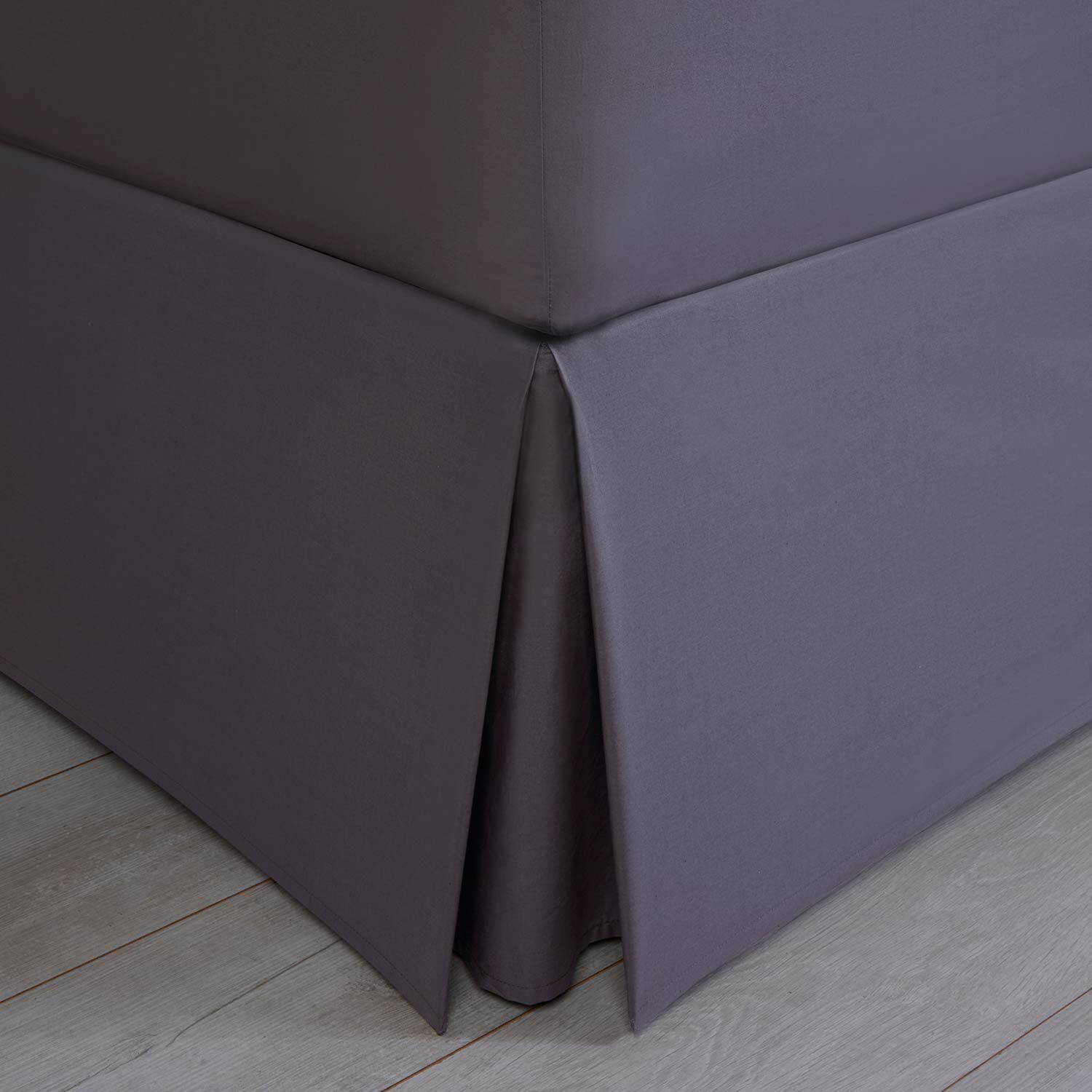 SINGLE BASE VALANCE 200 Threadcount Cotton Grey