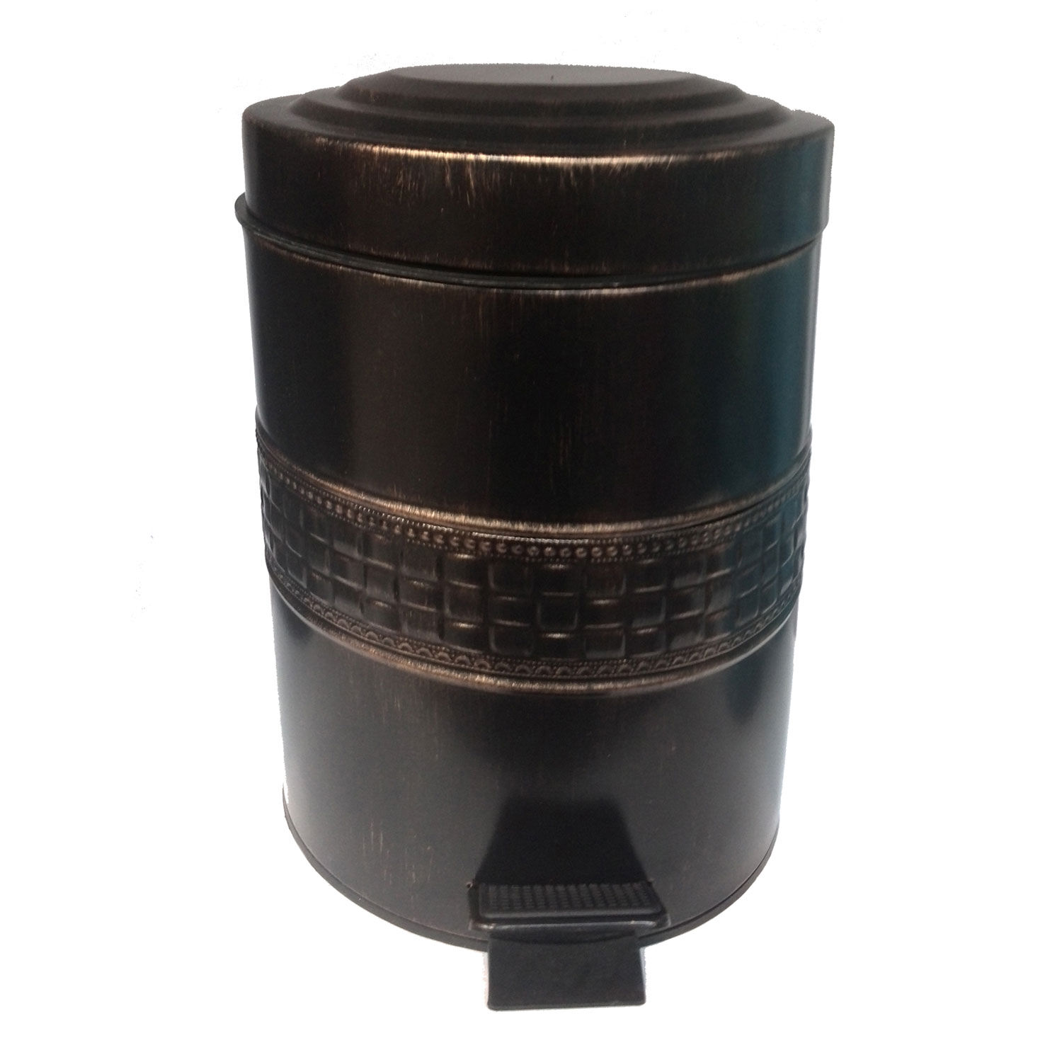 3L Aged Bronzed Mosaic Bin