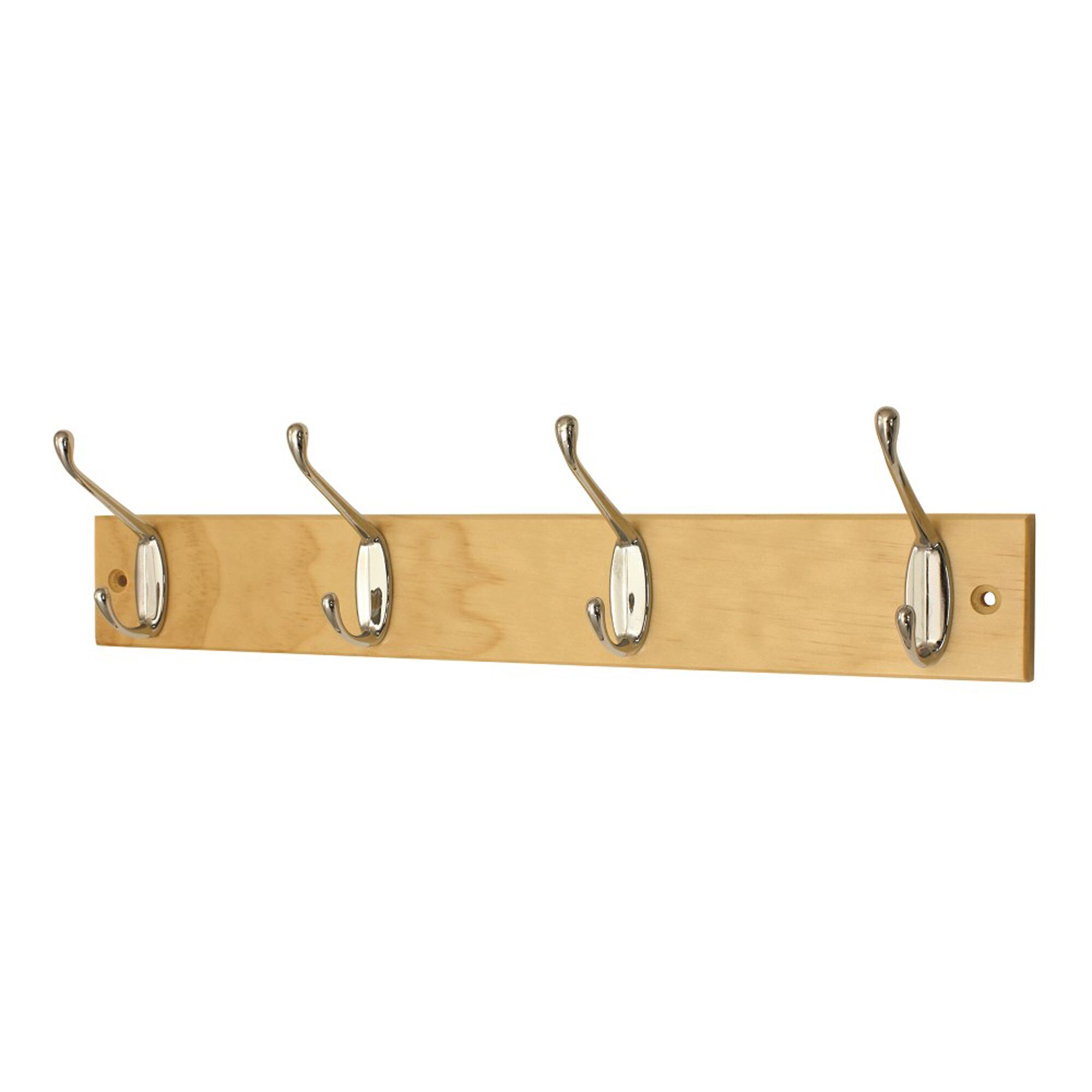 4 Hook Pine Wooden Board